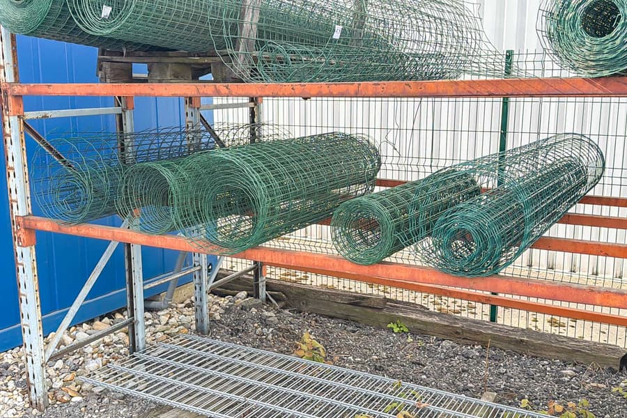 5 Rollen Drahtzaun